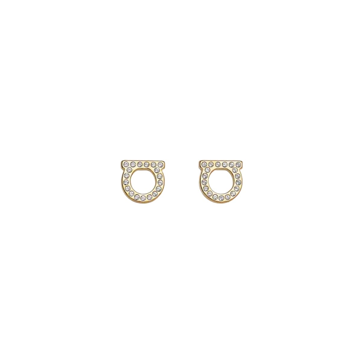 FR GOLD EARRINGS WITH ZIRCONIA