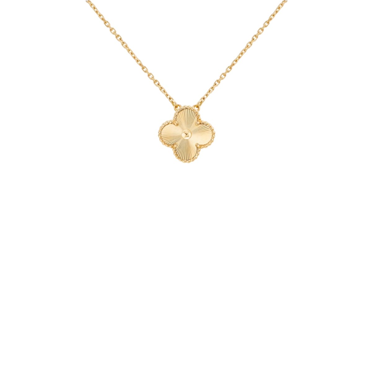 GOLD CLOVER NECKLACE