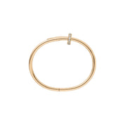 JUSTE UN CLOU NAIL BRACELET WITH ZIRCONIA GOLD