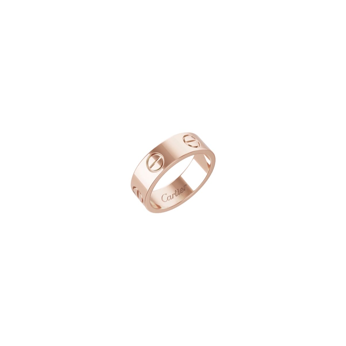 LOVE ROSE GOLD WIDE RING