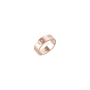 LOVE ROSE GOLD WIDE RING