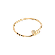 JUSTE UN CLOU NAIL BRACELET WITH ZIRCONIA GOLD