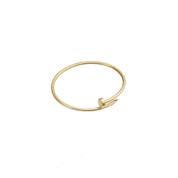 GOLD SLIM NAIL BRACELET