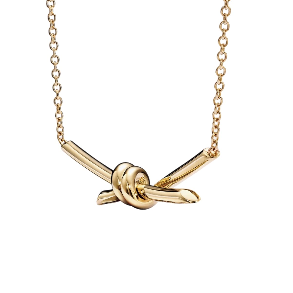 KNOT GOLD NECKLACE