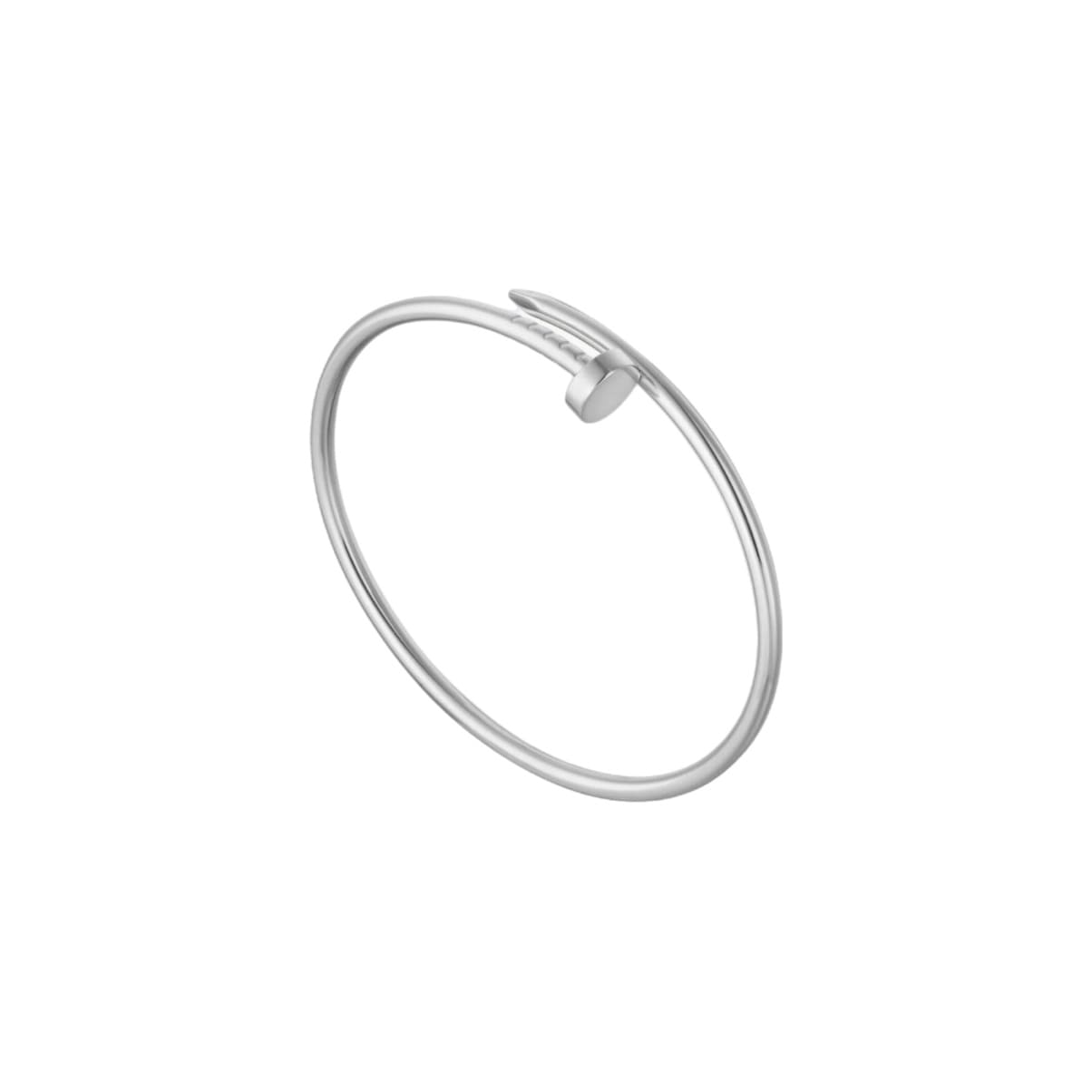 SLIM SILVER NAIL BRACELET