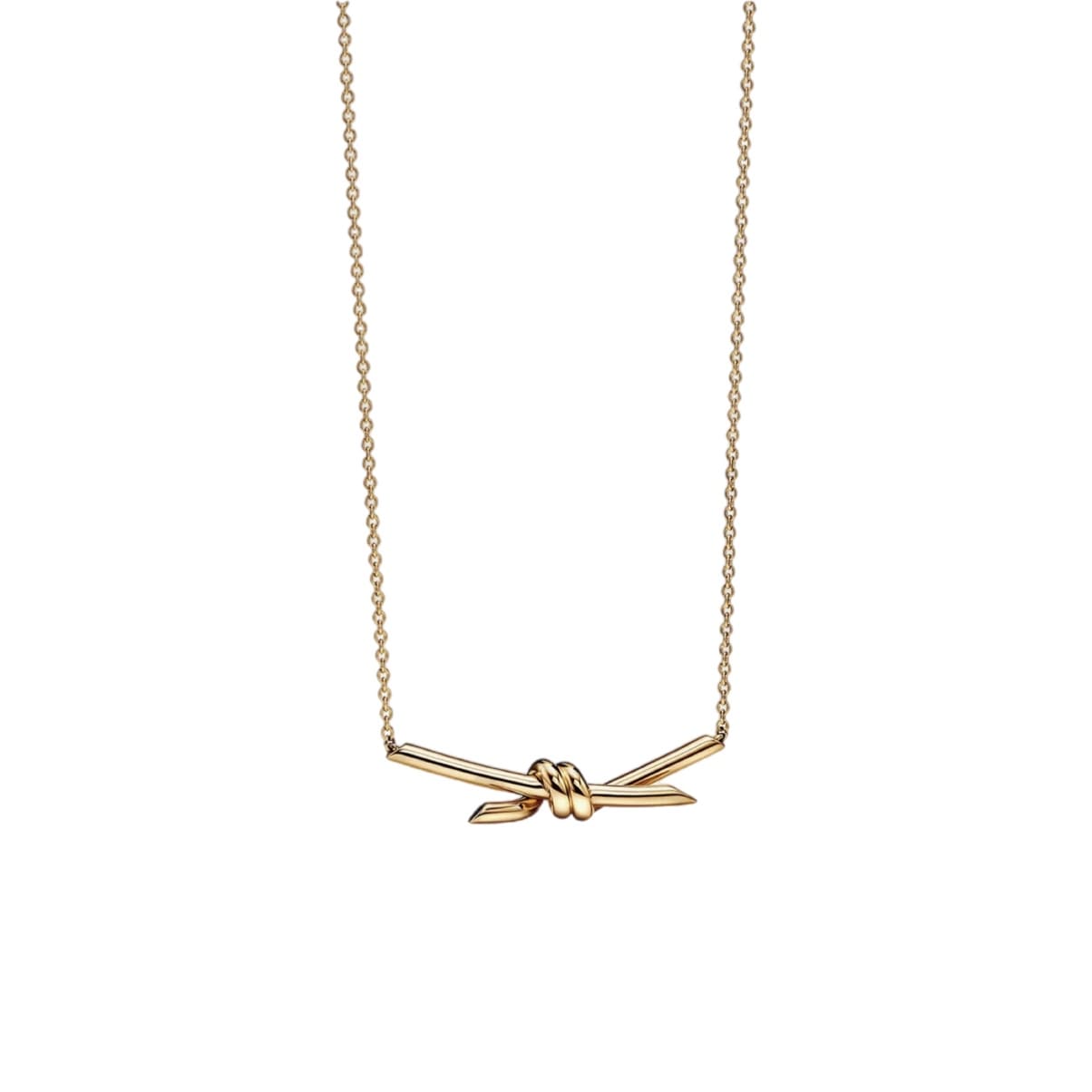 KNOT GOLD NECKLACE