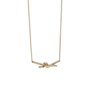 KNOT GOLD NECKLACE