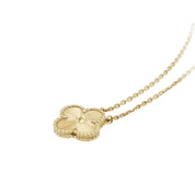 GOLD CLOVER NECKLACE