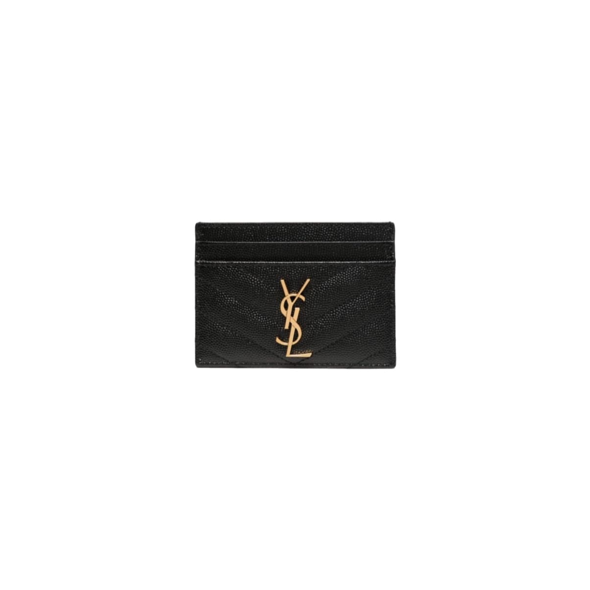 YSL GOLD CARDHOLDER