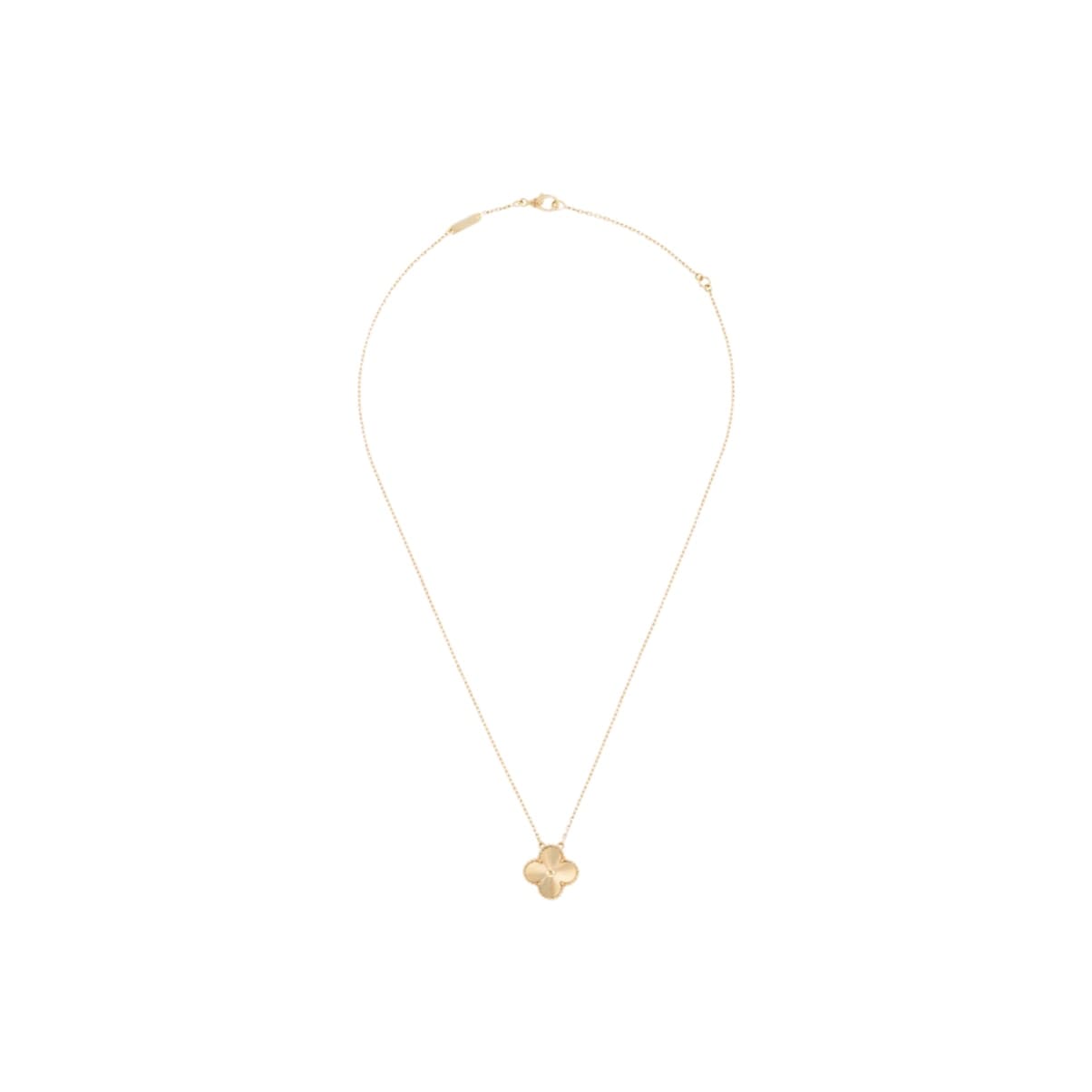 GOLD CLOVER NECKLACE