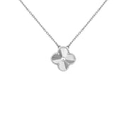 SILVER CLOVER NECKLACE