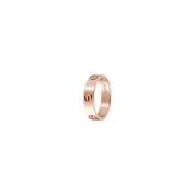 LOVE ROSE GOLD WIDE RING